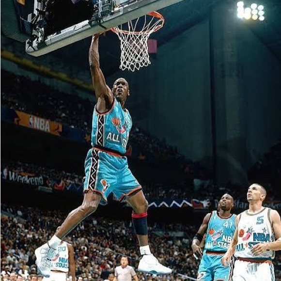 Michael Jordan Throwback NBA Basketball Jersey 1996 NBA All Star Game Men’s XL - Picture 6 of 14